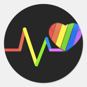 LGBT Impuls-Orlando-Tribut #LoveWins Runder Aufkleber