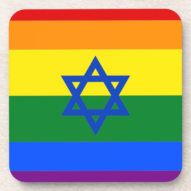 LGBT Israel Untersetzer (Vorderseite)