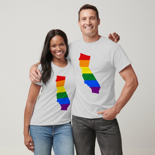LGBT Kalifornien, US-Staatsflaggenkarte Tank Top (Unisex)