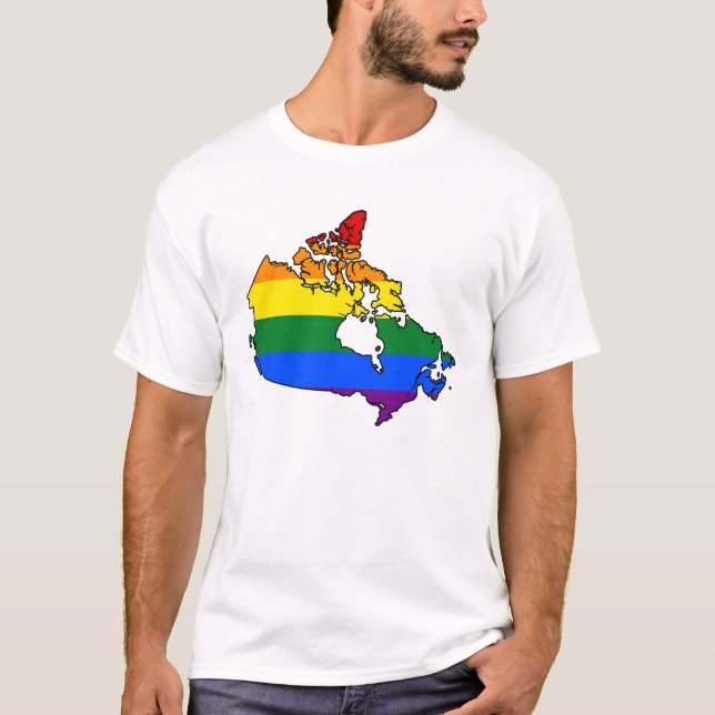 LGBT Kanadischer T - Shirt (Vorderseite)