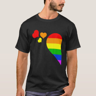 LGBT Lesbian Gay Couple LGBTQ Valent T-Shirt