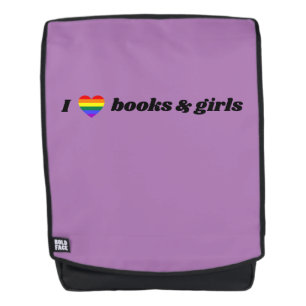 LGBT Lesbisch I Liebe Bücher und Mädchen Rucksack