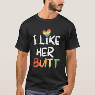 LGBT Lesbische Matching Paares Kompliment I like T-Shirt