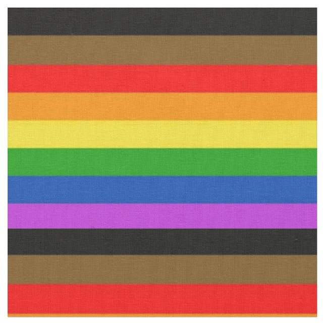 LGBT-Leute mit farbiger inklusiver Regenbogenflagg Stoff (Nahaufnahme)