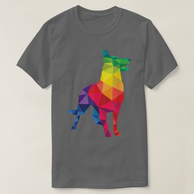 LGBT LGBTQ-Regenbogenflagge des Gay Pride Deutsche T-Shirt (Design vorne)
