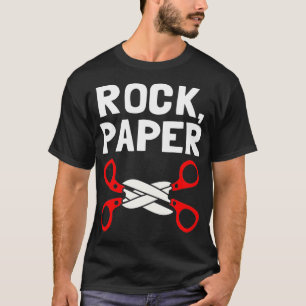 LGBT LGBTQ Rock Paper Scisser Lesbisch T-Shirt