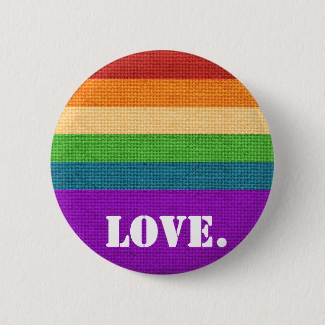 LGBT Liebe Button (Vorderseite)