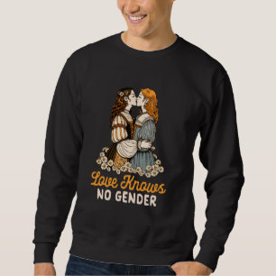 LGBT-Liebe für lesbische LGBT-Paare kennt keine Vo Sweatshirt