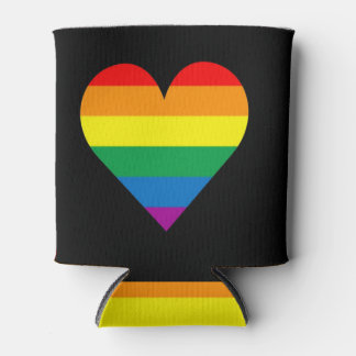 LGBT-Liebe Herz, Lesbische schwulbische Bisexuelle Dosenkühler