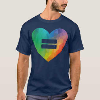 LGBT Liebe ist Liebe Gleichheit Regenbogen Herz Gl T-Shirt