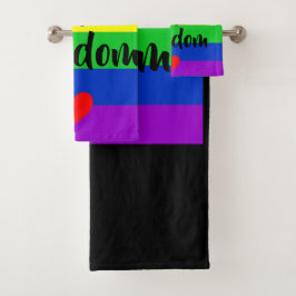 #LGBT #Liebe #pride #gay #lesbian #space #parade Badhandtuch Set