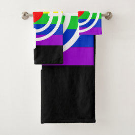 #LGBT #Liebe #pride #gay #lesbian #space #parade Badhandtuch Set