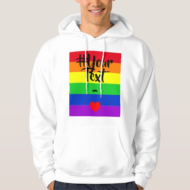 #LGBT #Liebe #pride #gay #lesbian #space #parade Hoodie (Vorderseite)