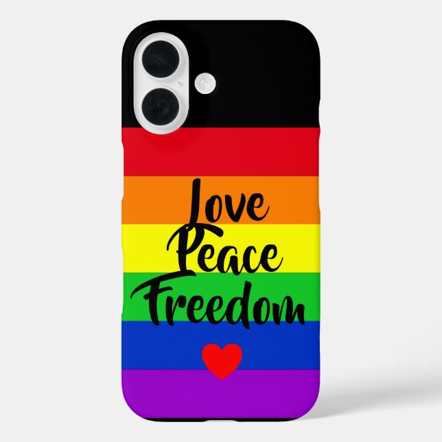#LGBT #Liebe #pride #gay #lesbian #space #parade iPhone 16 Hülle (Rückseite)