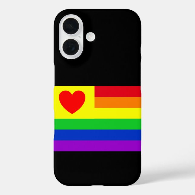#LGBT #Liebe #pride #gay #lesbian #space #parade iPhone 16 Hülle (Rückseite)
