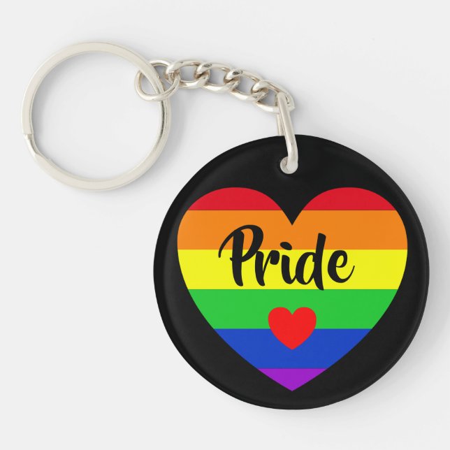 #LGBT #Liebe #pride #gay #lesbian #space #parade Schlüsselanhänger (Vorderseite)
