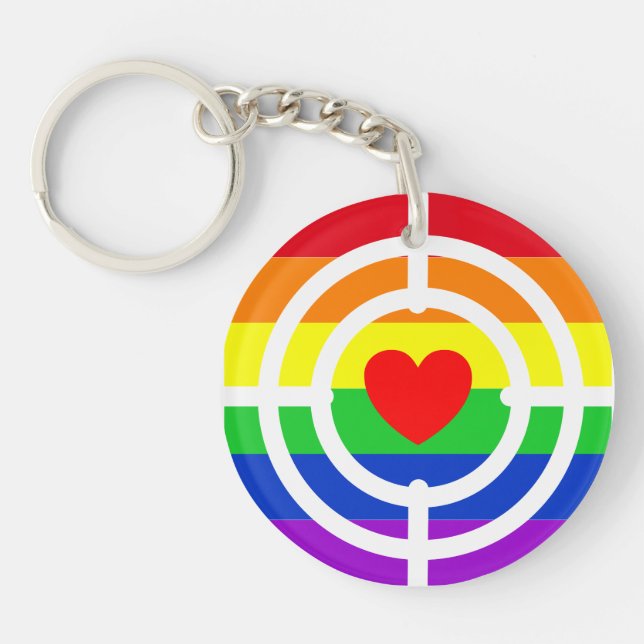 #LGBT #Liebe #pride #gay #lesbian #space #parade Schlüsselanhänger (Vorderseite)