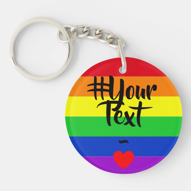 #LGBT #Liebe #pride #gay #lesbian #space #parade Schlüsselanhänger (Vorderseite)