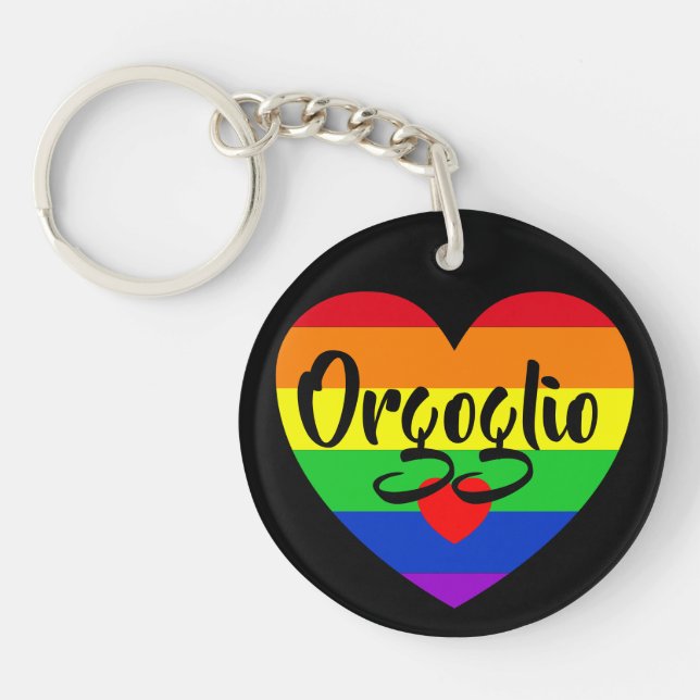 #LGBT #Liebe #pride #gay #lesbian #space #parade Schlüsselanhänger (Vorderseite)