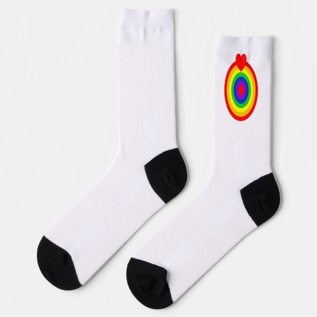#LGBT #Liebe #pride #gay #lesbian #space #parade Socken (Linkes Detail)