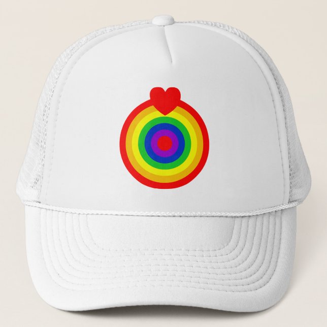 #LGBT #Liebe #pride #gay #lesbian #space #parade Truckerkappe (Vorderseite)