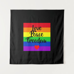 #LGBT #Liebe #pride #gay #lesbian #space #parade Wandteppich