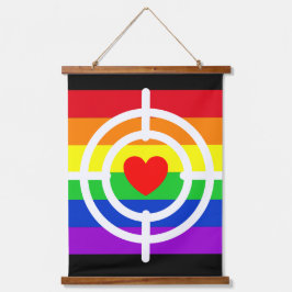 #LGBT #Liebe #pride #gay #lesbian #space #parade Wandteppich Mit Holzrahmen