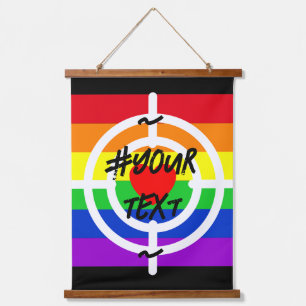 #LGBT #Liebe #pride #gay #lesbian #space #parade Wandteppich Mit Holzrahmen