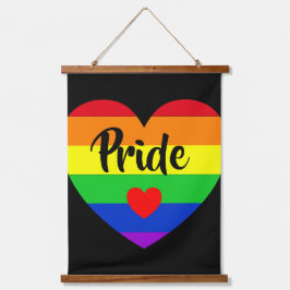 #LGBT #Liebe #pride #gay #lesbian #space #parade Wandteppich Mit Holzrahmen