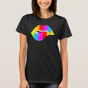 LGBT Lippen Kiss mouth Gay CSD T-Shirt