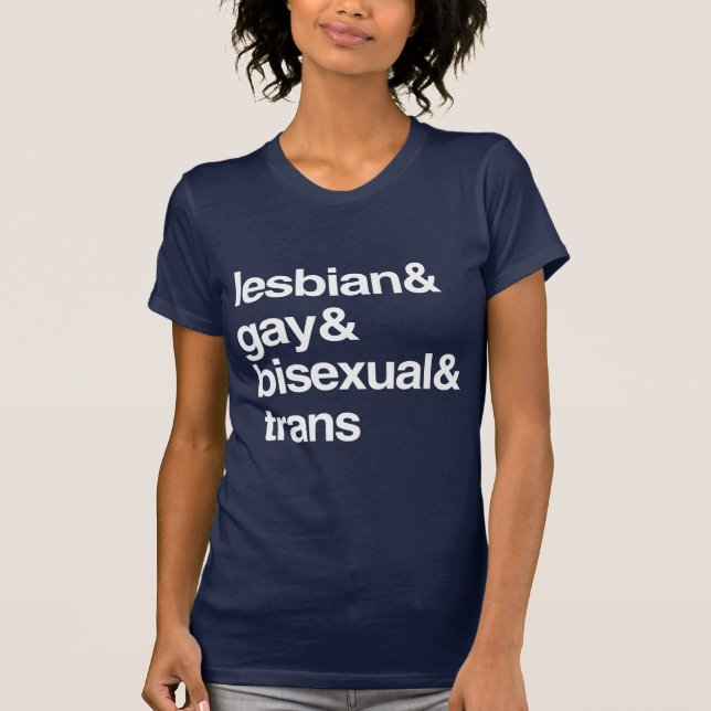 LGBT-LISTE T-Shirt (Vorderseite)