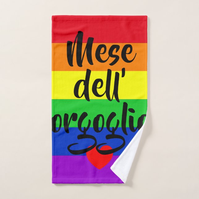 #LGBT #love #pride #gay #lesbiennes #freedom #para (Serviette à main)