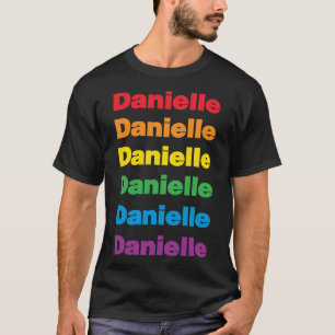 LGBT Lovely Lesbian Danielle Name Angepasst T-Shirt