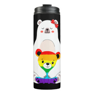 LGBT Mama Bear Gay Pride Gleichberechtigung Mütter Thermosbecher