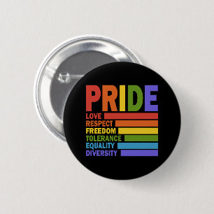 LGBT-Monat Stolz auf Schwule Button