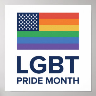 LGBT-Monat Vereinigte Staaten Poster