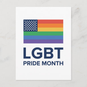 LGBT-Monat   Vereinigte Staaten Postkarte