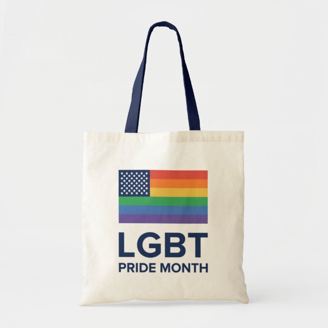 LGBT-Monat | Vereinigte Staaten Tragetasche (Vorne)