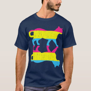 LGBT Pan Pride Panseuality Flag Pet Animal Cat Pan T-Shirt