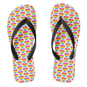 LGBT Pansexual Prix Herzmuster Flip Flops
