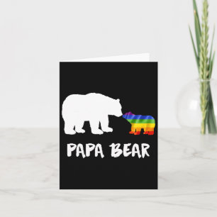 Lgbt Papa Bear Vater Lesbian Gay Biual Transgender Karte