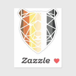 LGBT Papa Mens Gay Pride Monat - Geometrischer Gay Aufkleber