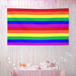 LGBT-Party-Hintergrund: lebhafte Farben - Regenbog Banner