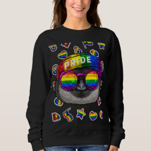 Lgbt Penguin Gay Pride Month Animal Rainbow Lesbia Sweatshirt