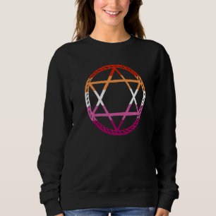 Lgbt Pentagram Goat Goth Lesbian Sweatshirt