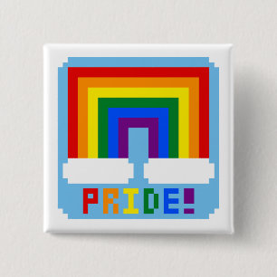 LGBT+ Pixel-Stolz Button