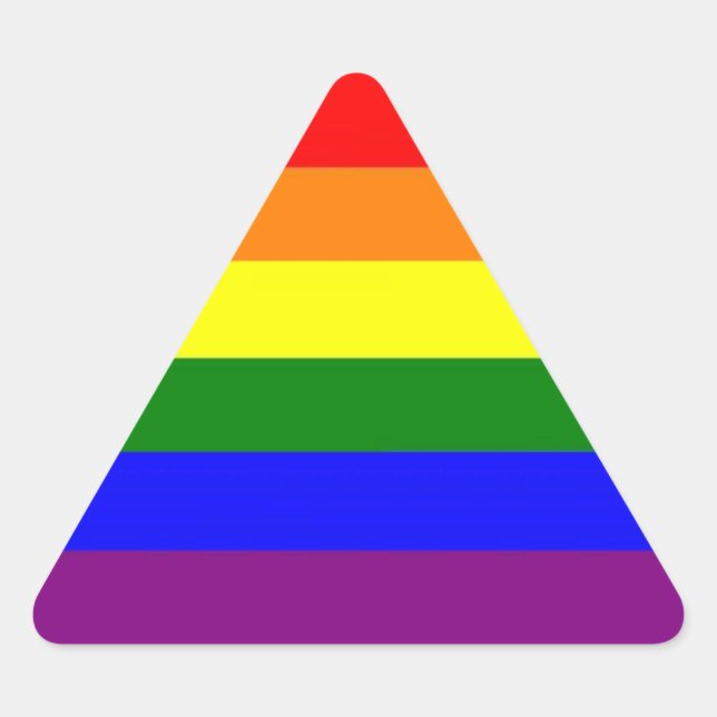 LGBT-Preis Dreieckiger Aufkleber (Vorderseite)