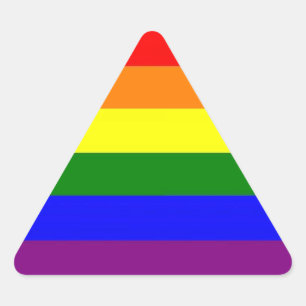 LGBT-Preis Dreieckiger Aufkleber