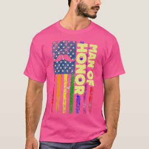 Lgbt Pride Gay Bachelor Party Engagement1329 T-Shirt