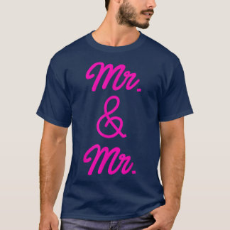 Lgbt Pride Gay Bachelor Party Mr. and Mr Verlobung T-Shirt